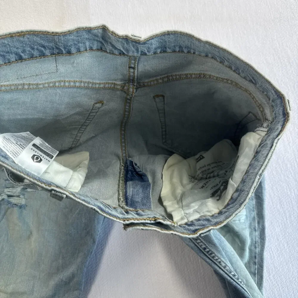 Levis 511 Slim Fit Jeans Destroyed Distressed Slim Fit Stretch Jeans 36x30